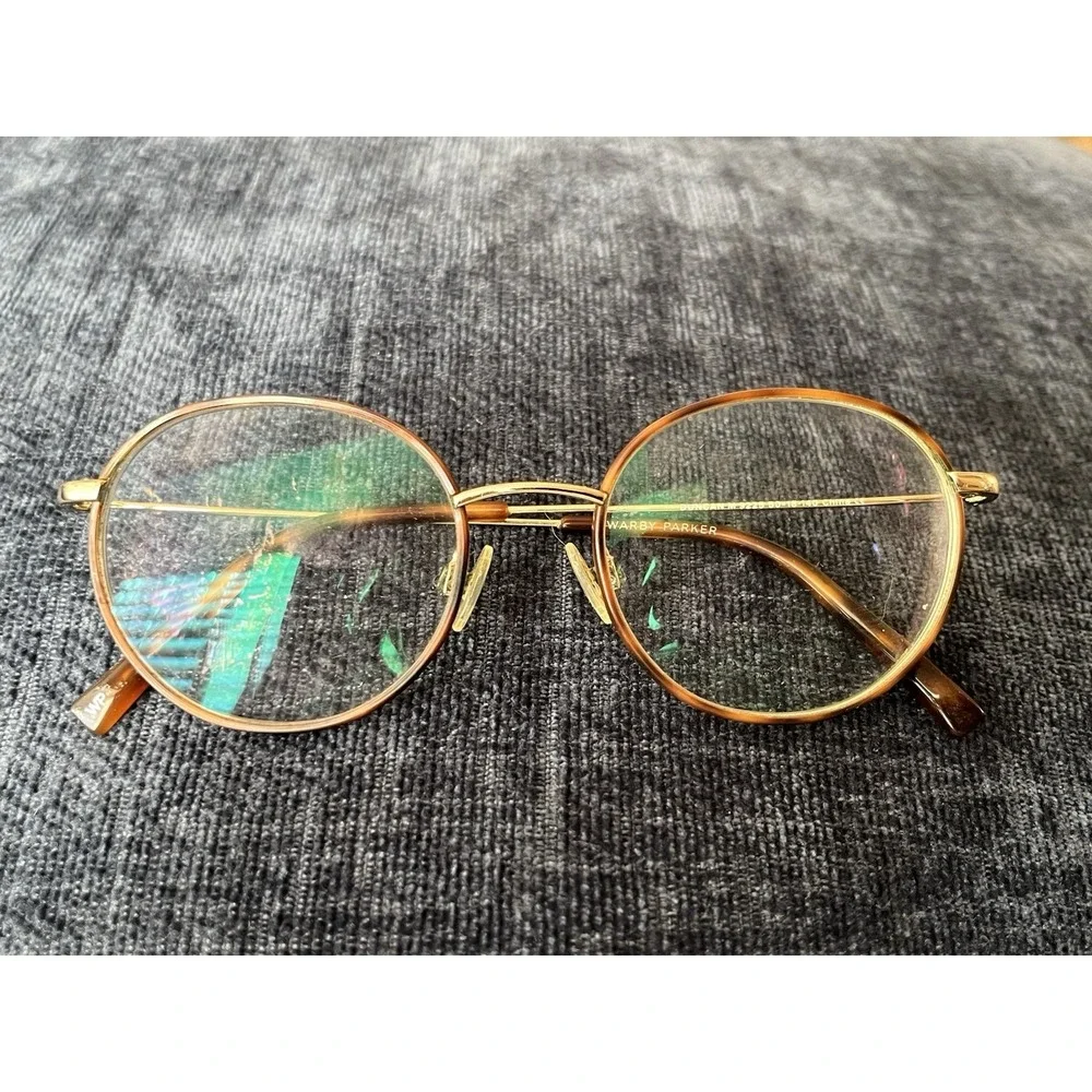 Warby Parker Duncan M 9225 50-18-140 Duncan Oak Barrel with Riesling With Case